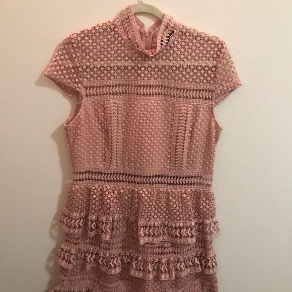 Dillard’s pink lace dress - Picture 2 of 3